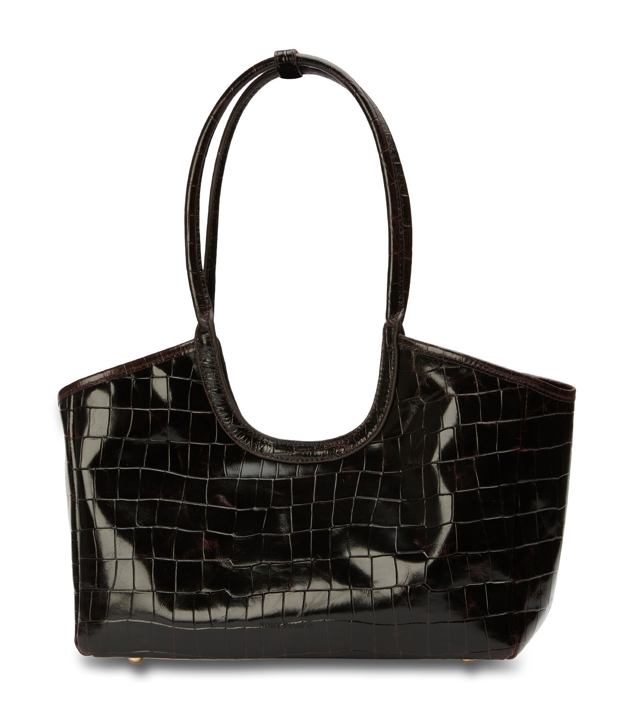 Handbags Tony Bianco Kiki Burgundy Croc Shine
