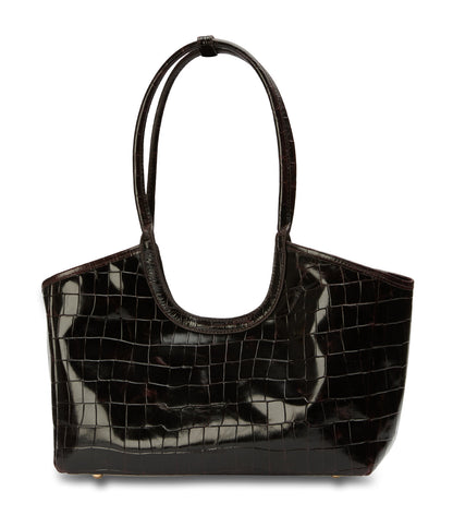 Handbags Tony Bianco Kiki Burgundy Croc Shine