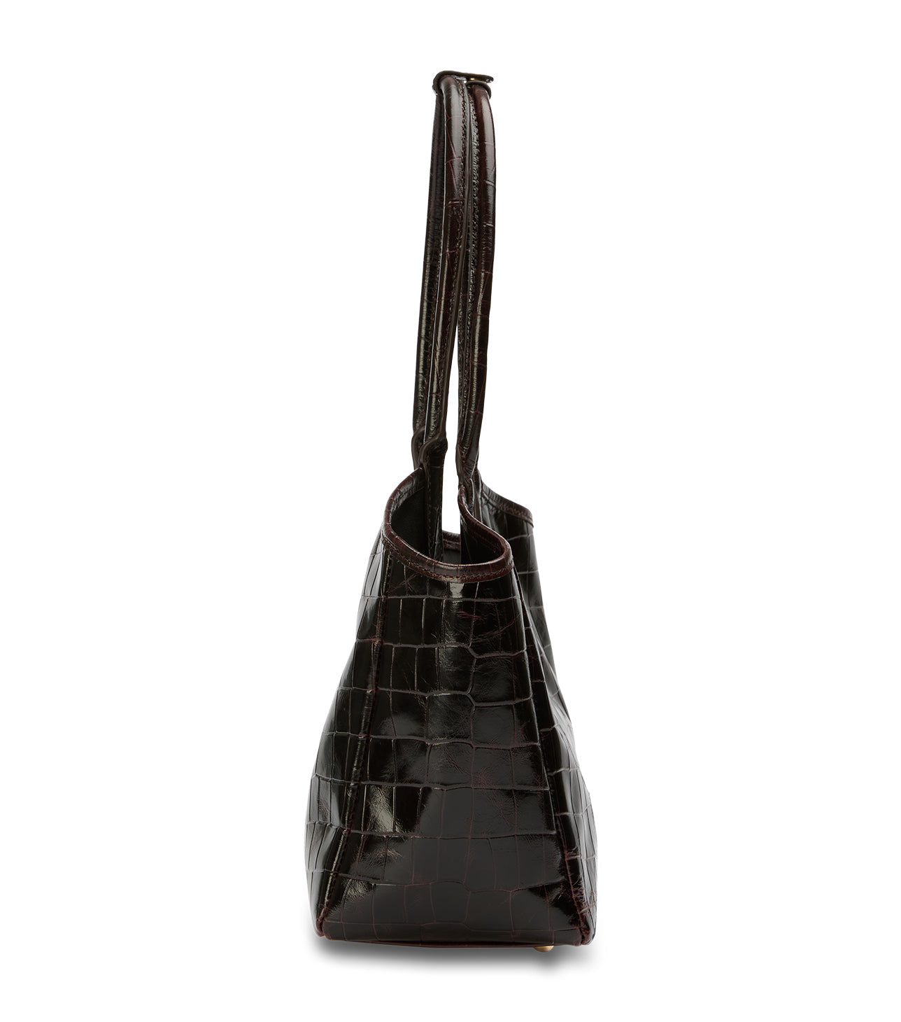 Handbags Tony Bianco Kiki Burgundy Croc Shine