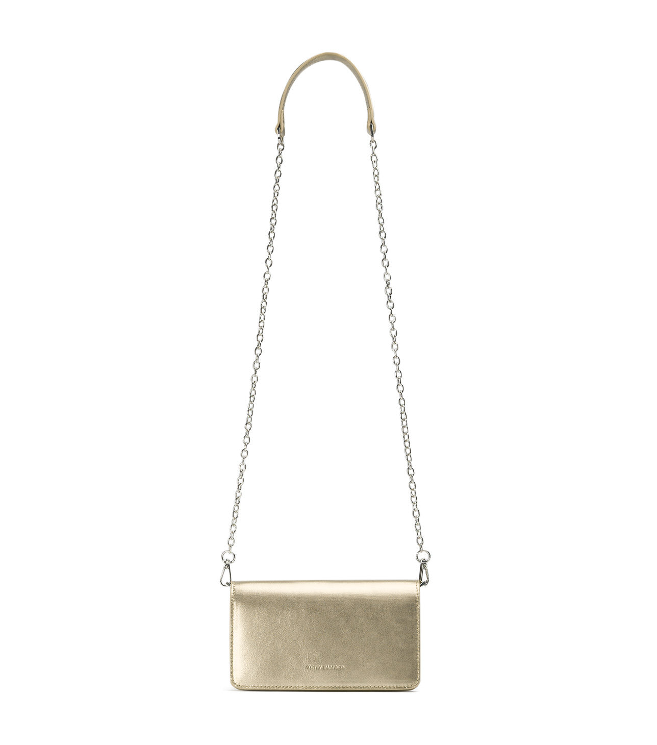 Handbags Tony Bianco Mags Gold Nappa Metallic