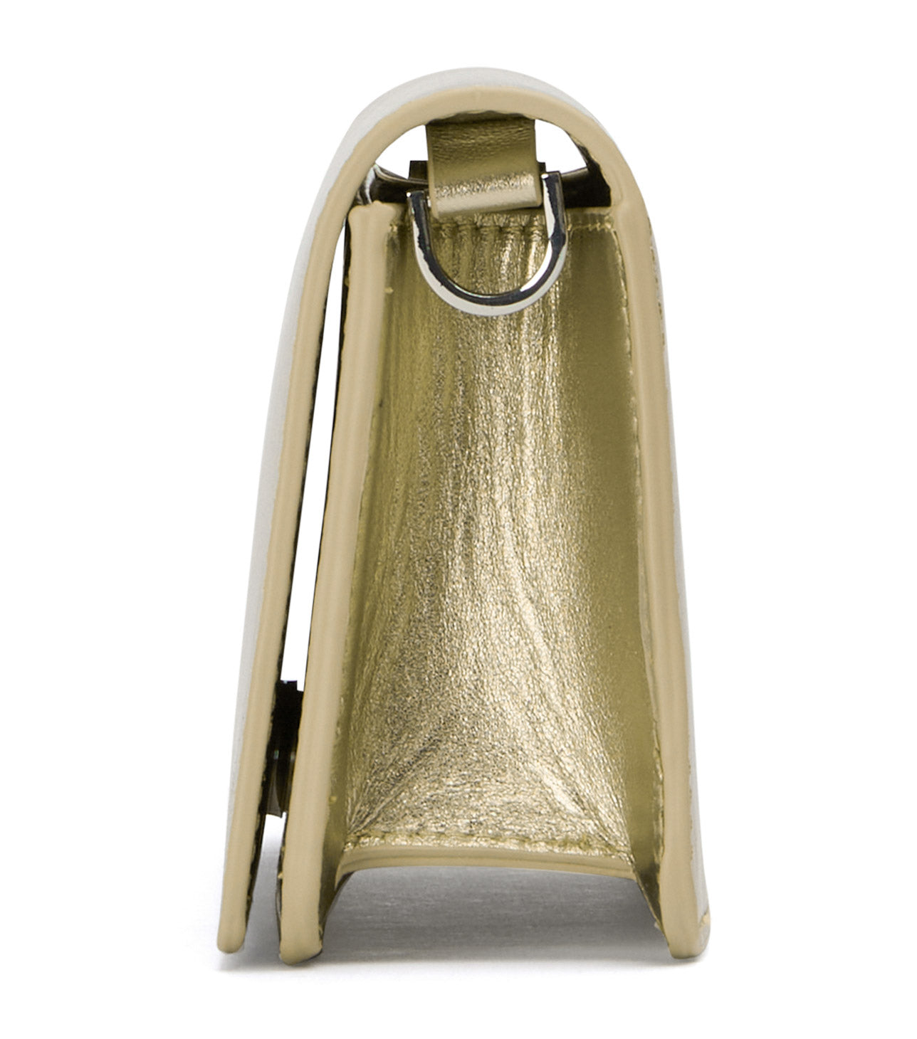 Handbags Tony Bianco Mags Gold Nappa Metallic