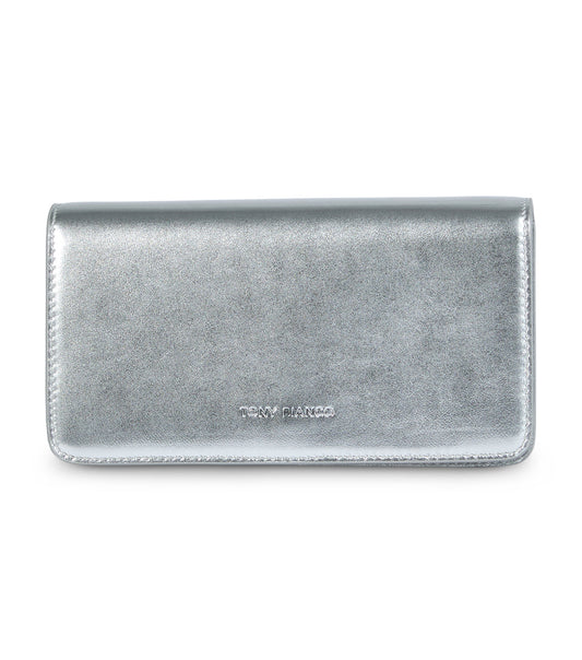 Handbags Tony Bianco Mags Silver Nappa Metallic