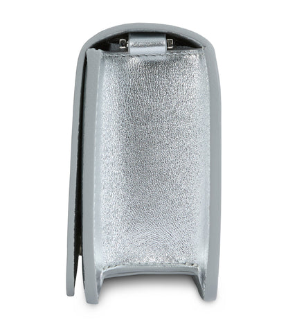 Handbags Tony Bianco Mags Silver Nappa Metallic