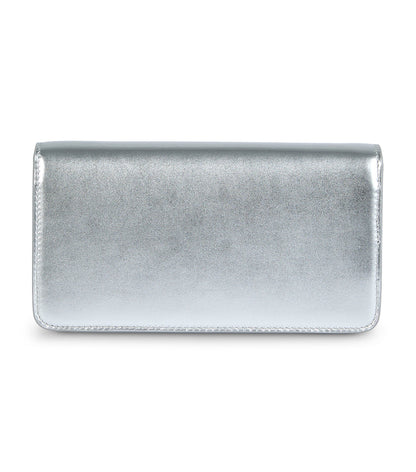Handbags Tony Bianco Mags Silver Nappa Metallic