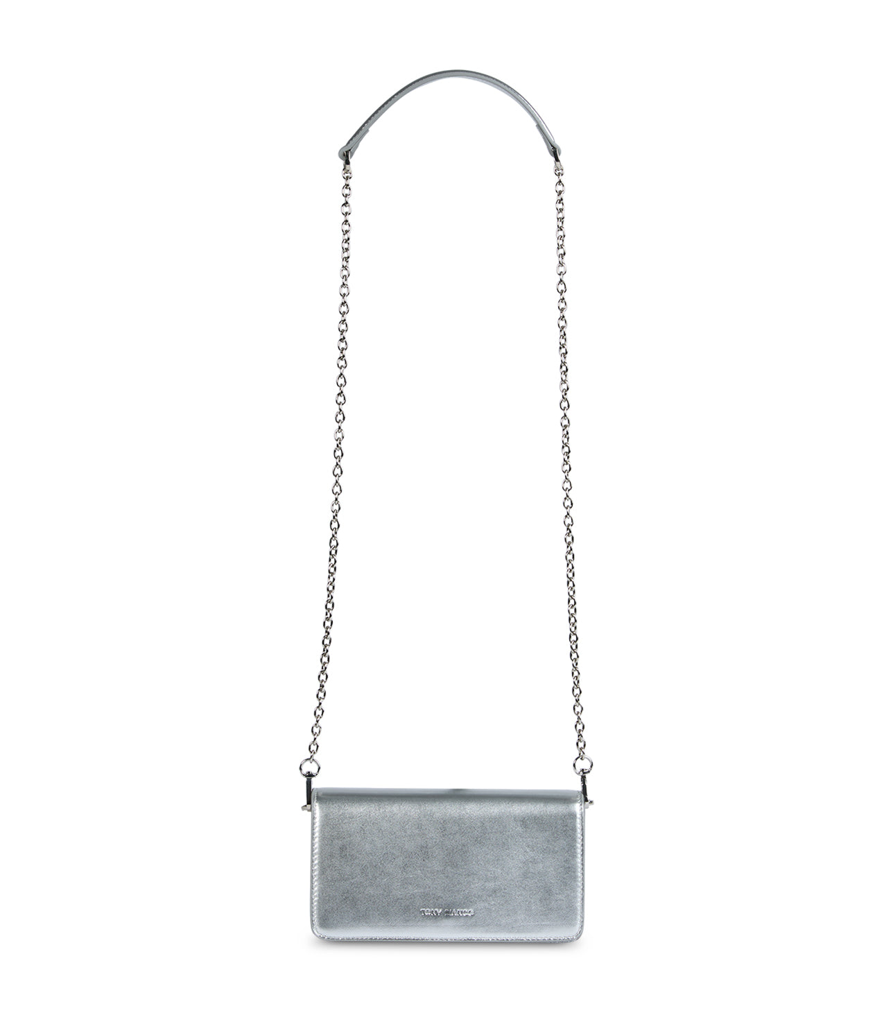 Handbags Tony Bianco Mags Silver Nappa Metallic