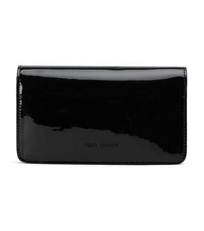 Handbags Tony Bianco Mags Black Patent Shoulder Bag