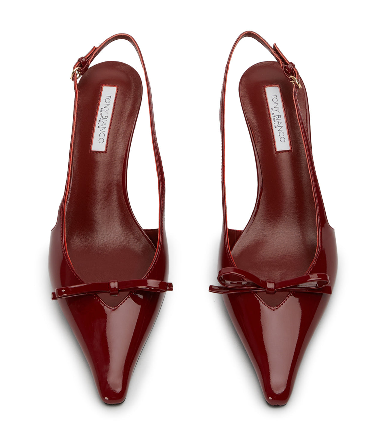 Sale Tony Bianco Quill Bordeaux Patent Heels