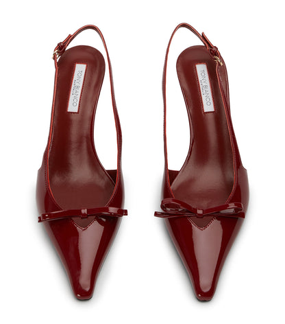 Sale Tony Bianco Quill Bordeaux Patent Heels