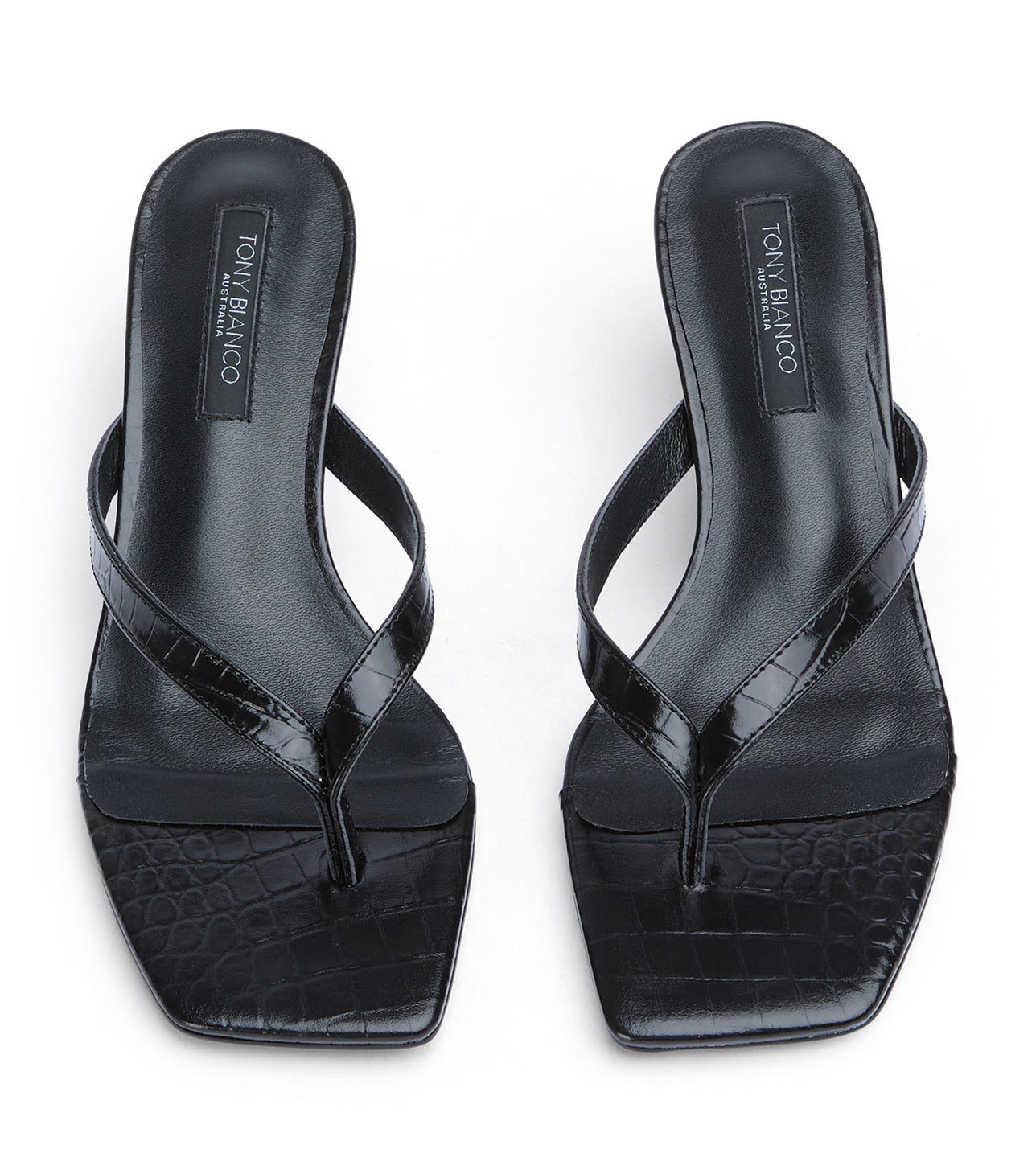 Sale|Heels|New Arrivals Tony Bianco Topaz Black Croc