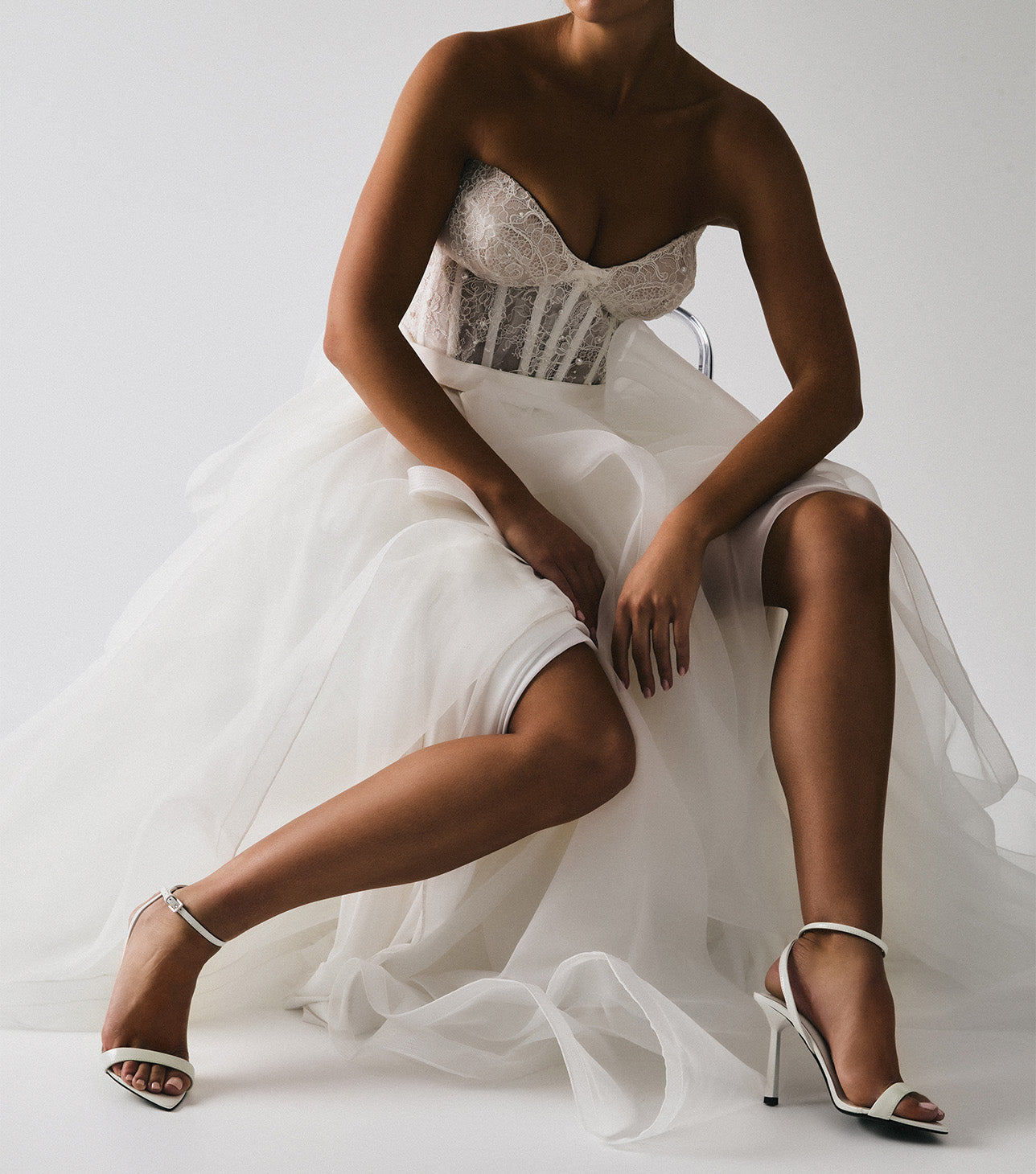 Sale Tony Bianco Milos White Hi Shine Heels