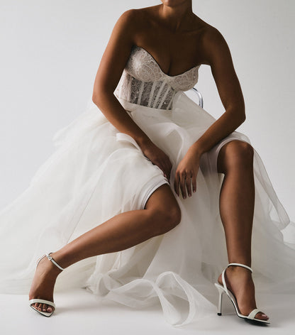Sale Tony Bianco Milos White Hi Shine Heels