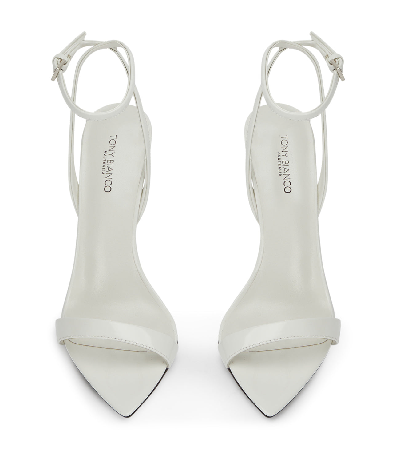Sale Tony Bianco Milos White Hi Shine Heels