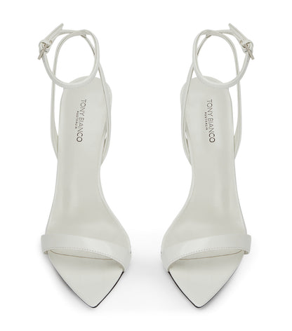 Sale Tony Bianco Milos White Hi Shine Heels