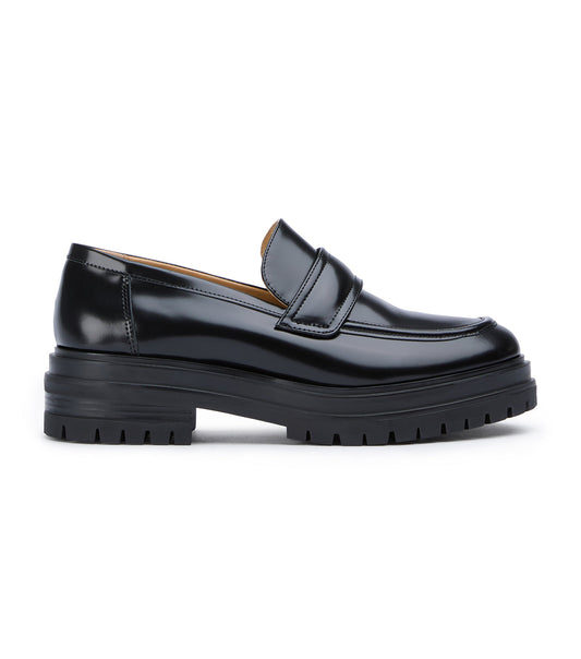 New Arrivals Tony Bianco Wiz Black Hi Shine Casual Shoes