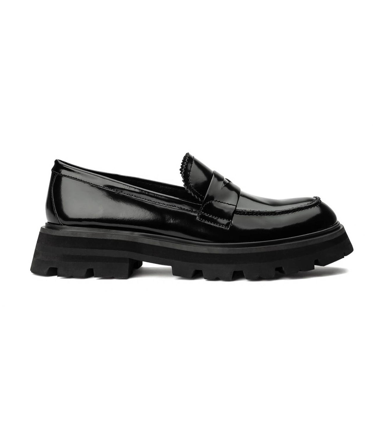 New Arrivals Tony Bianco Axell Black Hi Shine Casual Shoes