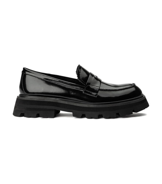 New Arrivals Tony Bianco Axell Black Hi Shine Casual Shoes