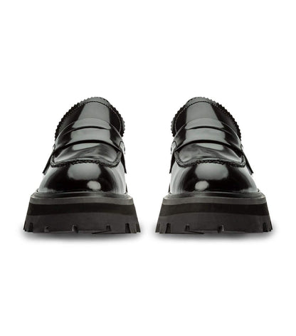 New Arrivals Tony Bianco Axell Black Hi Shine Casual Shoes