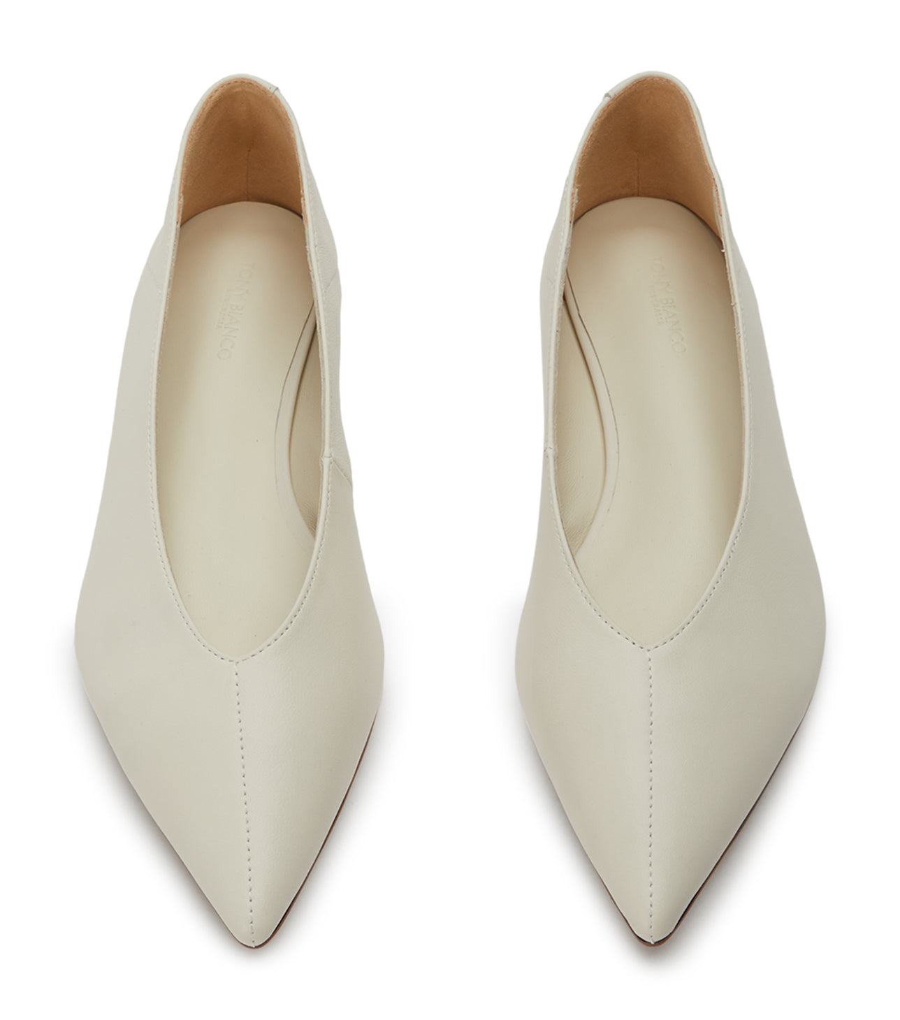 New Arrivals Tony Bianco Joop Dove Nappa Flats