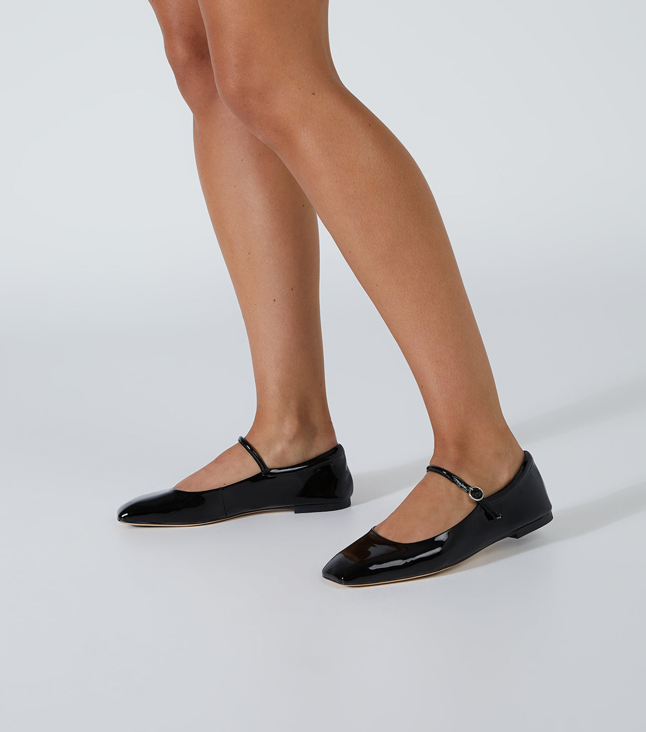New Arrivals Tony Bianco Bambi Black Patent Flats