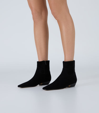 New Arrivals Tony Bianco Rupert Black Suede