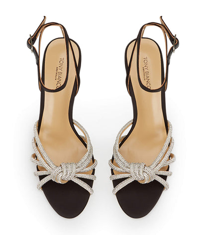 New Arrivals|Heels Tony Bianco Helena Black Satin Heels