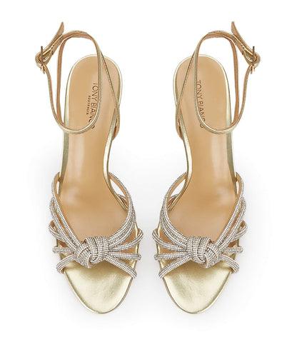 New Arrivals|Heels Tony Bianco Helena Gold Nappa Metallic Heels