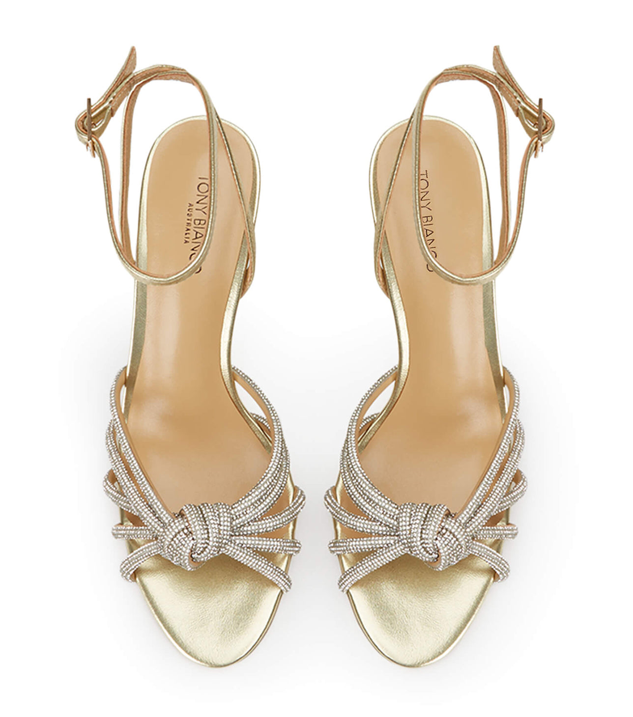 New Arrivals|Heels Tony Bianco Helena Gold Nappa Metallic Heels