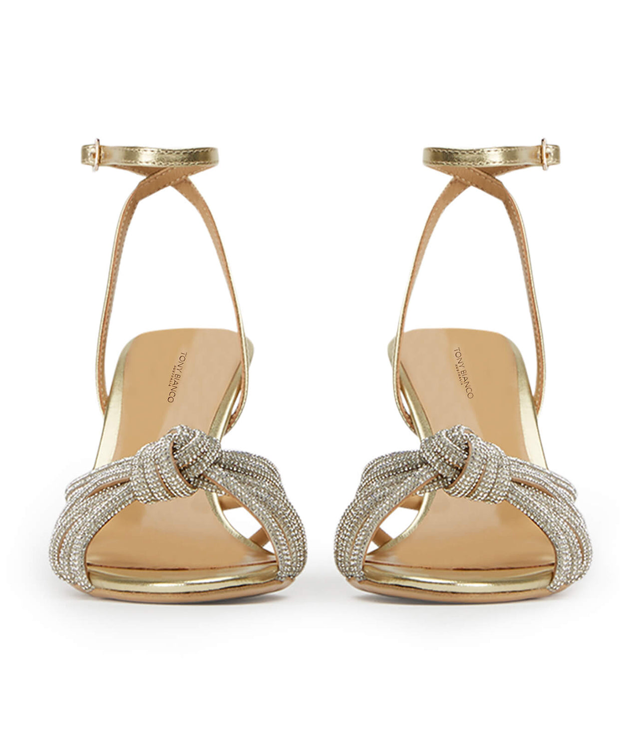 New Arrivals|Heels Tony Bianco Helena Gold Nappa Metallic Heels