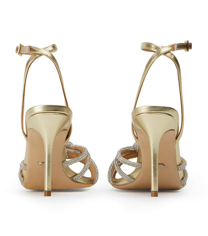 New Arrivals|Heels Tony Bianco Helena Gold Nappa Metallic Heels