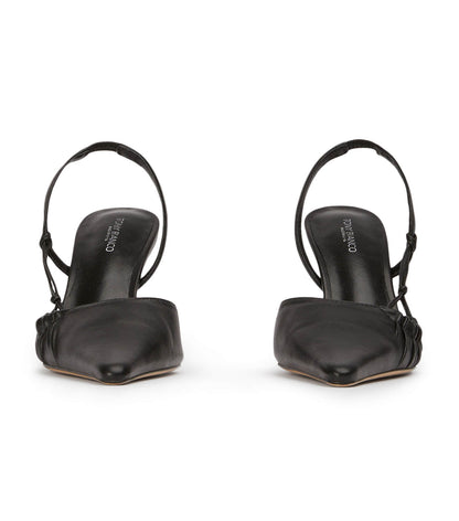 New Arrivals Tony Bianco Sakai Black Nappa Heels