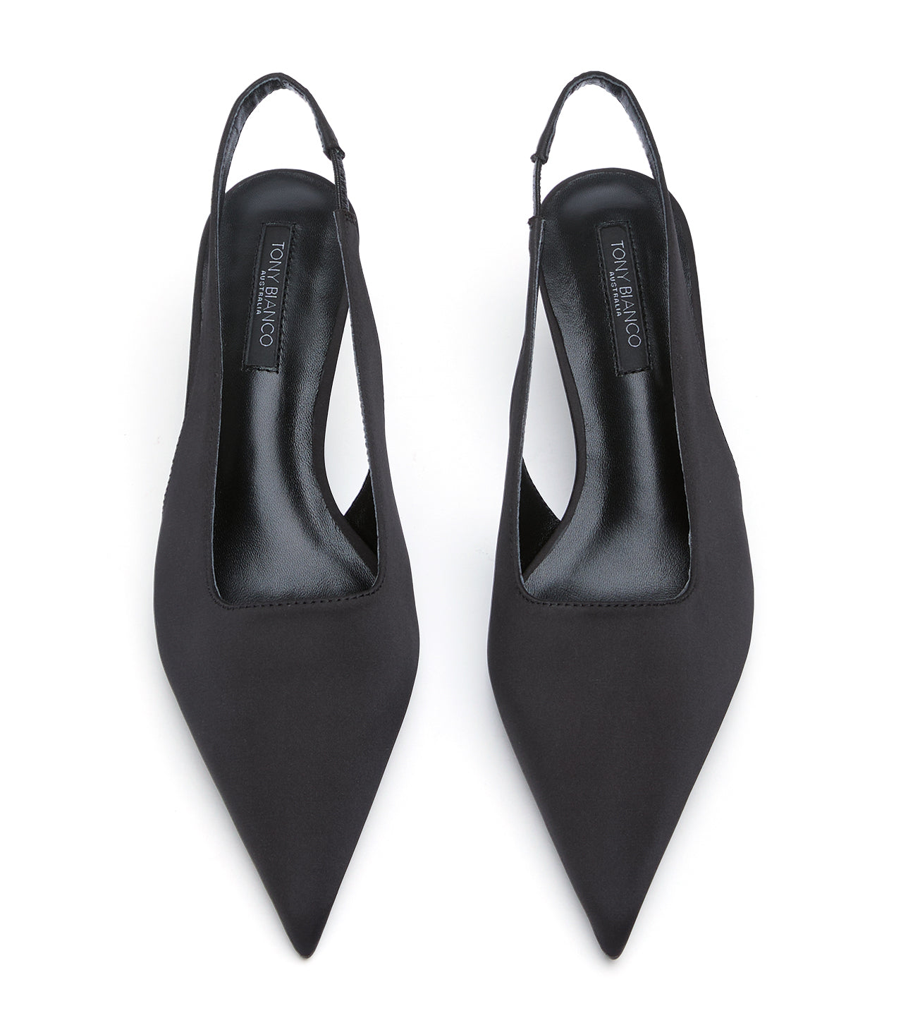 Heels Tony Bianco Jacki Black Satin