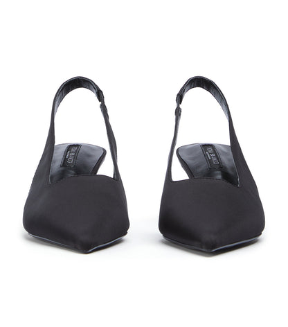 Heels Tony Bianco Jacki Black Satin