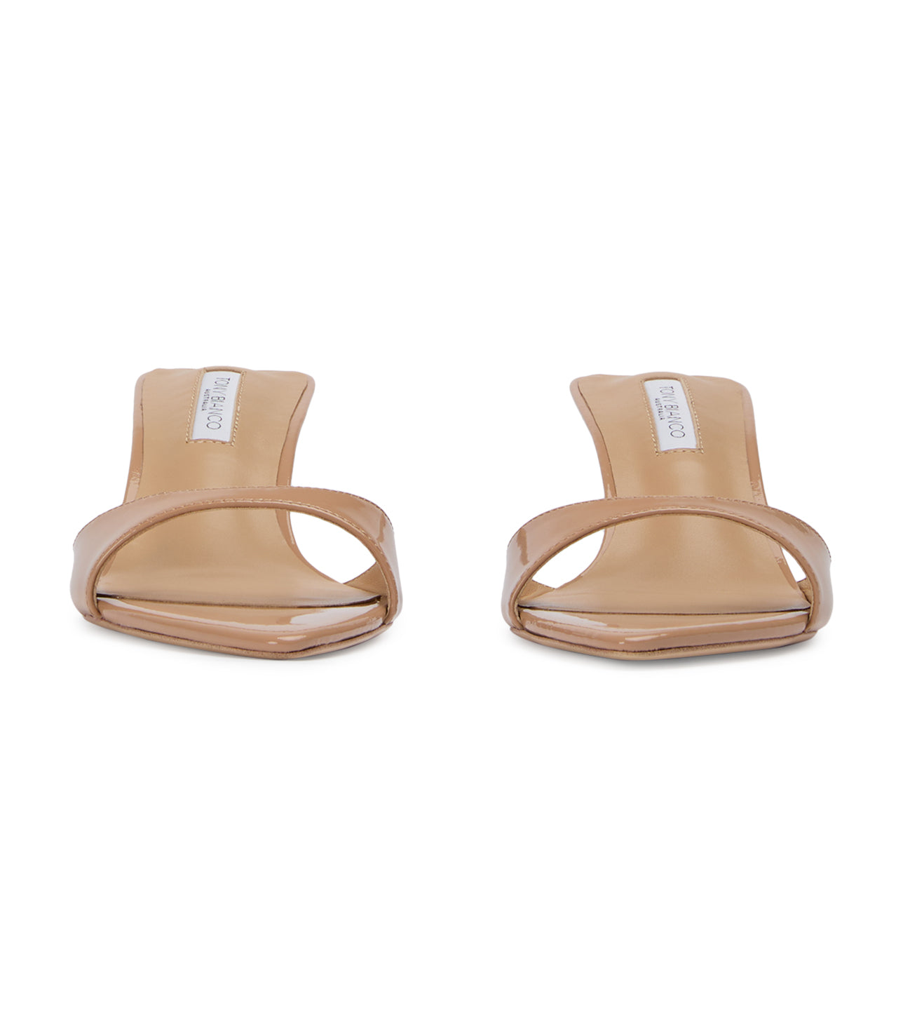 Heels Tony Bianco Fiesta Nude Patent Heels