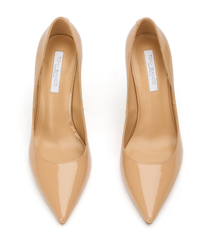 Heels Tony Bianco Anja Nude Patent Heels