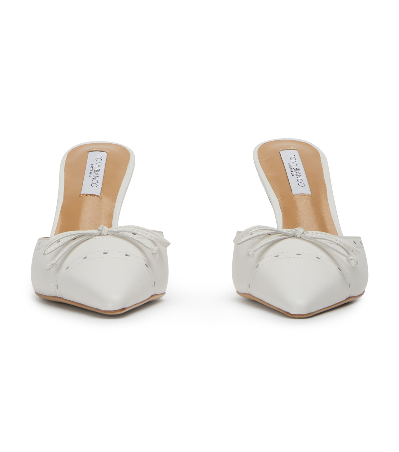 Heels Tony Bianco Scooter White Nappa Heels