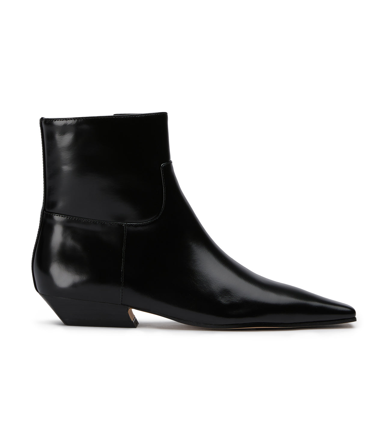 New Arrivals Tony Bianco Rupert Black Hi Shine Ankle Boots
