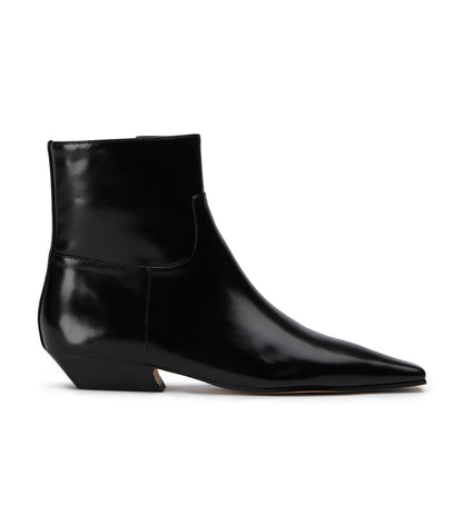 New Arrivals Tony Bianco Rupert Black Hi Shine Ankle Boots