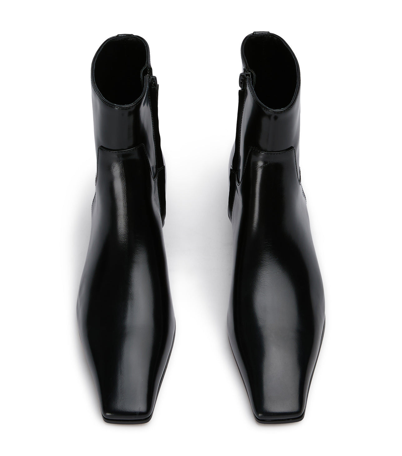 New Arrivals Tony Bianco Rupert Black Hi Shine Ankle Boots