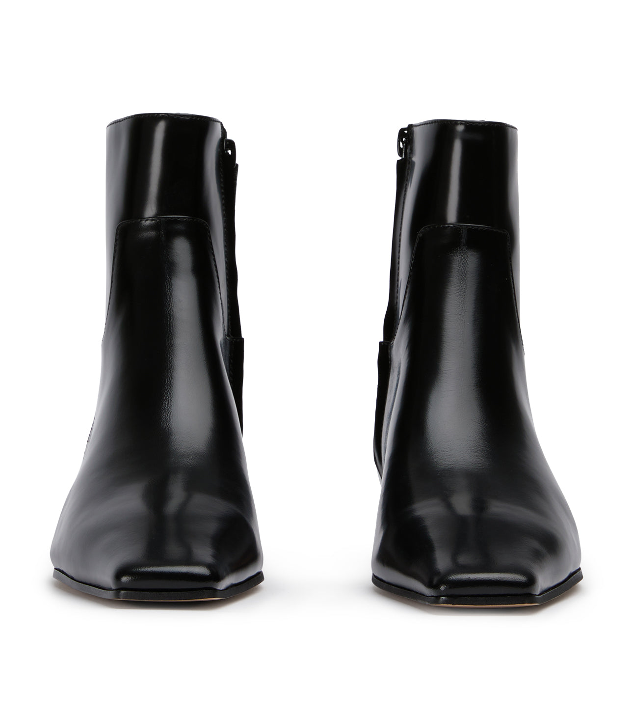New Arrivals Tony Bianco Rupert Black Hi Shine Ankle Boots
