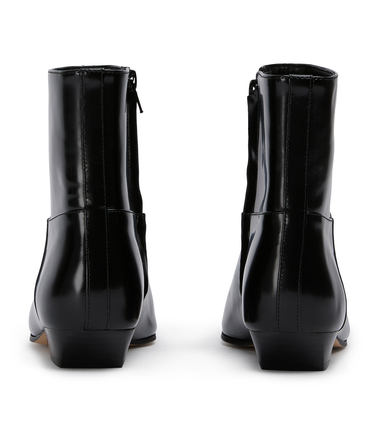 New Arrivals Tony Bianco Rupert Black Hi Shine Ankle Boots