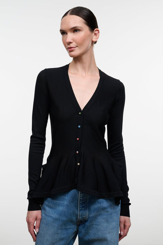 STAUD Jamie Top Black