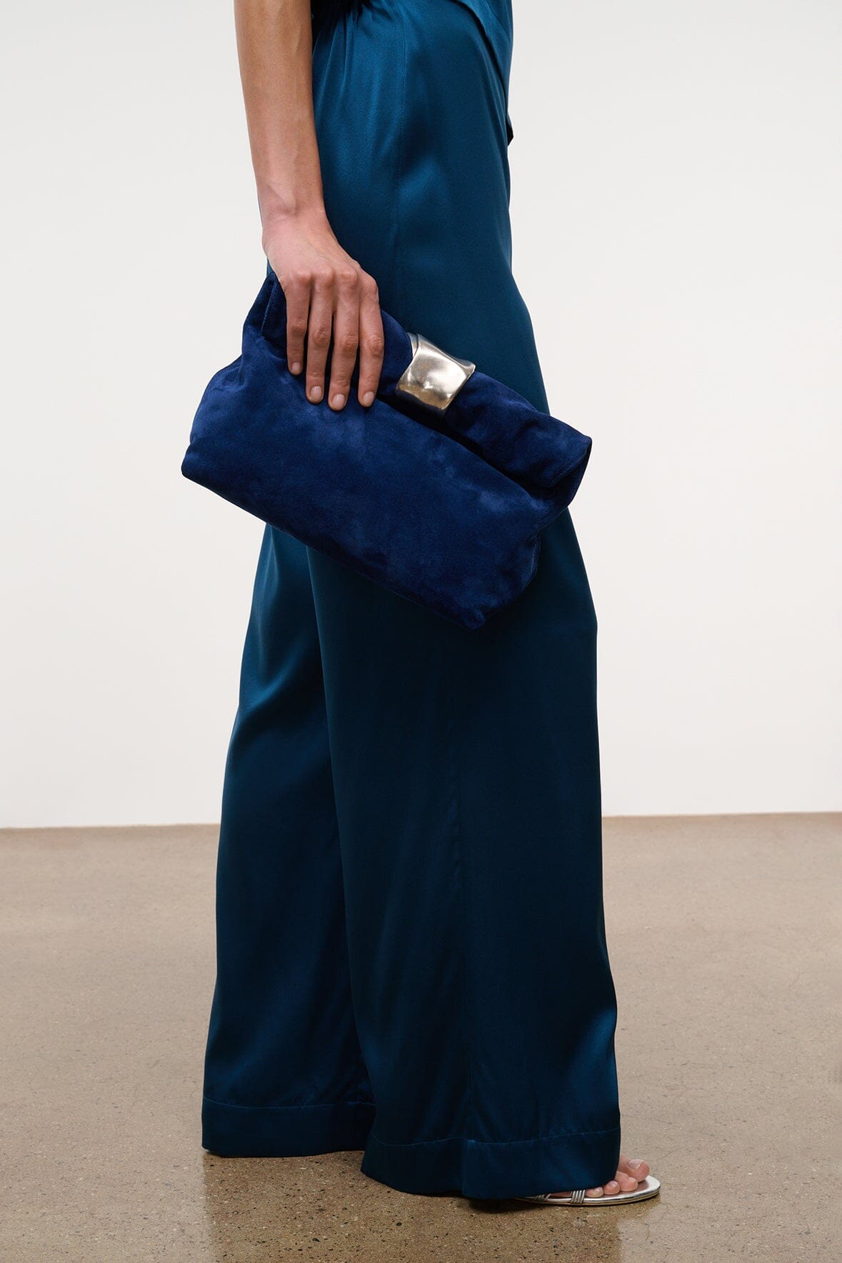 STAUD Cuff Clutch Cobalt