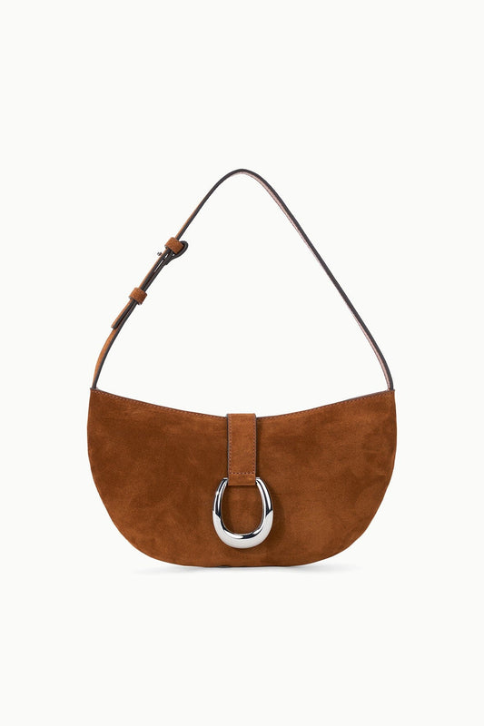 STAUD Harlow Crescent Shoulder Bag Tabac
