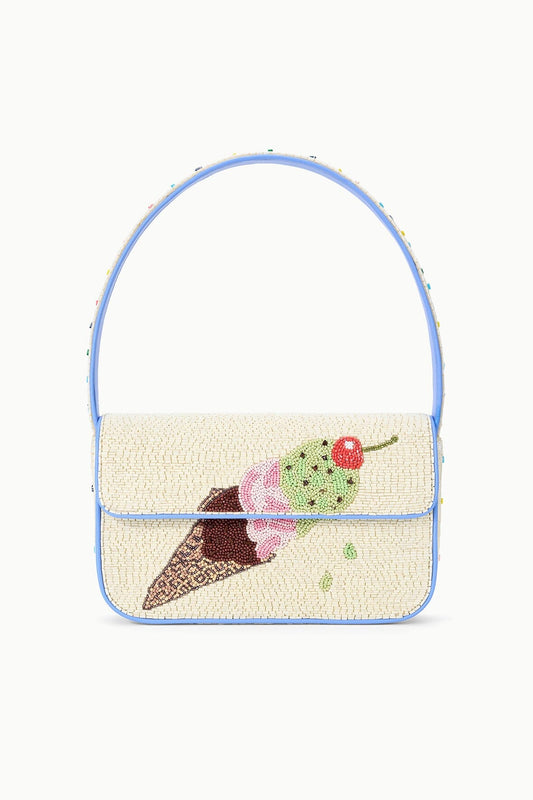 STAUD Tommy Beaded Bag Triple Scoop