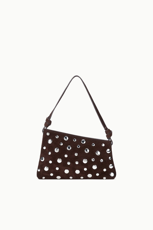 STAUD Dani Mini Shoulder Bag Espresso Studs