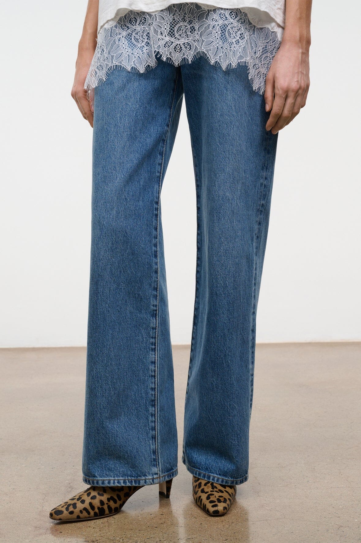 STAUD Wally Ankle Boot Cheetah