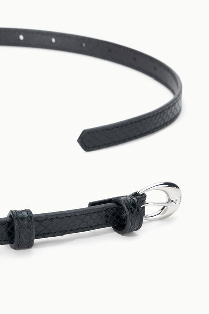 STAUD Slim Moon Buckle Belt - 13mm Black