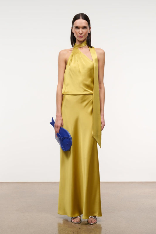 STAUD Estelle Dress Citron