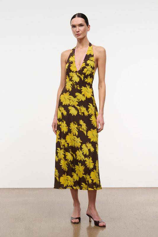 STAUD Lucca Dress Golden Daisy