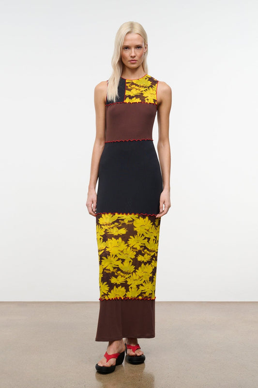 STAUD Primo Dress Daisy Multi